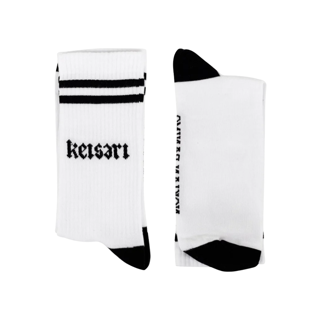Keisari tennissukat, valkoinen