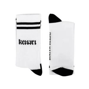 Keisari tennissukat, valkoinen