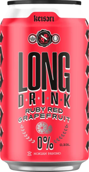 Keisari Ruby Red Grapefruit Long Drink 0,0%